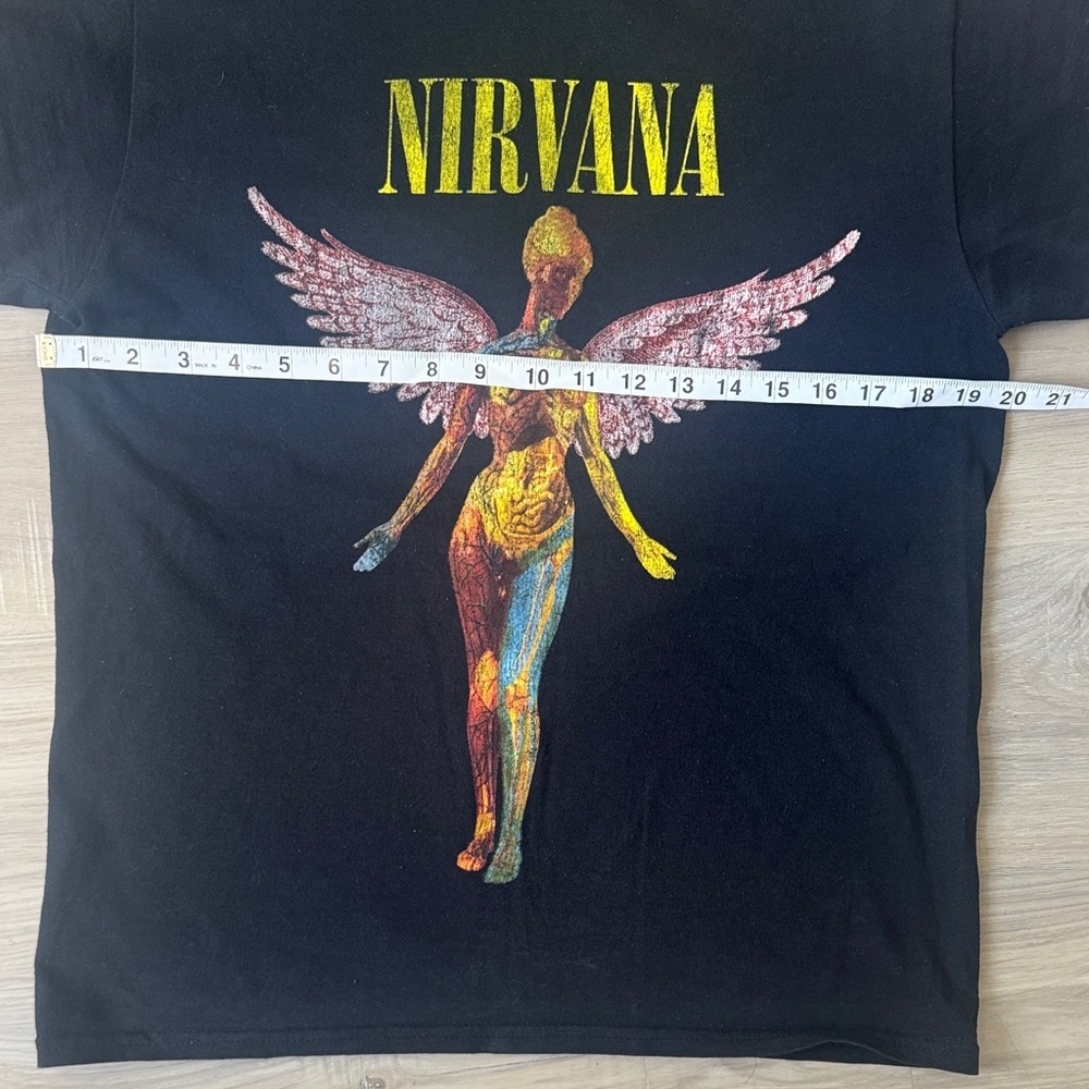 Nirvana Band In Utero Graphic Vintage Tee.   Sz M - Picture 3 of 5